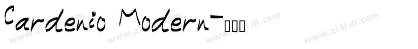 Cardenio Modern字体转换